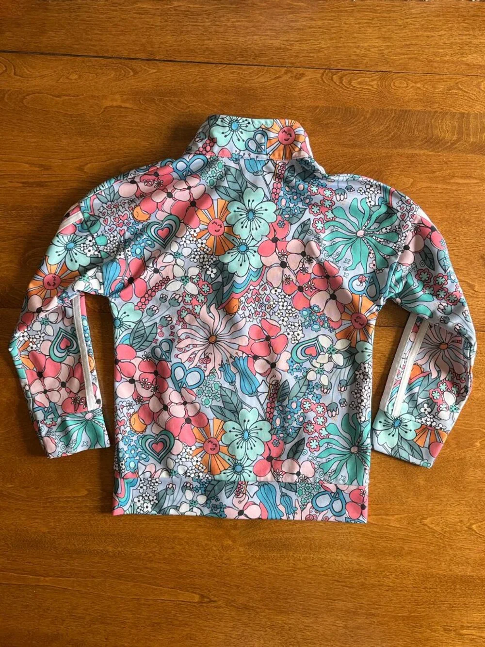 Adidas cheerful flowers track jacket 6